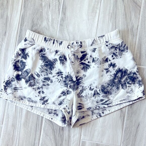 Pam&Gela Tie Dye Shorts Medium Stone Charcoal - Picture 1 of 7